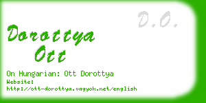 dorottya ott business card